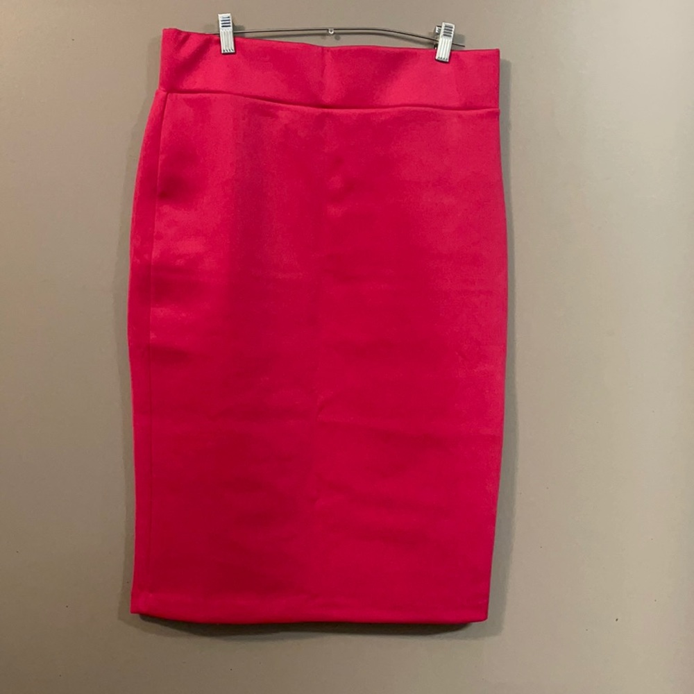 Hot pink dress skirt